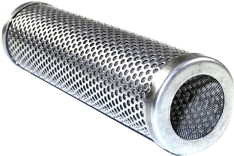 Metal Mesh Filter Tube PNG Image