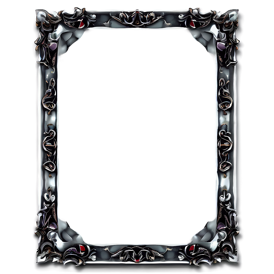 Metal Mirror Frame Png 06212024 PNG Image