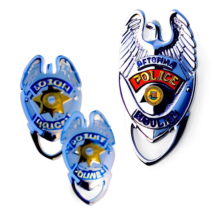 Metal Police Badge Design Png Okh PNG Image