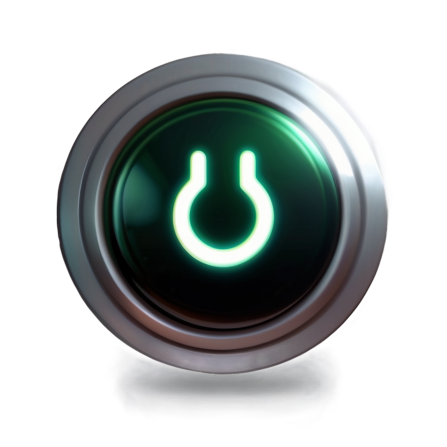 Metal Power Button Png 06212024 PNG Image