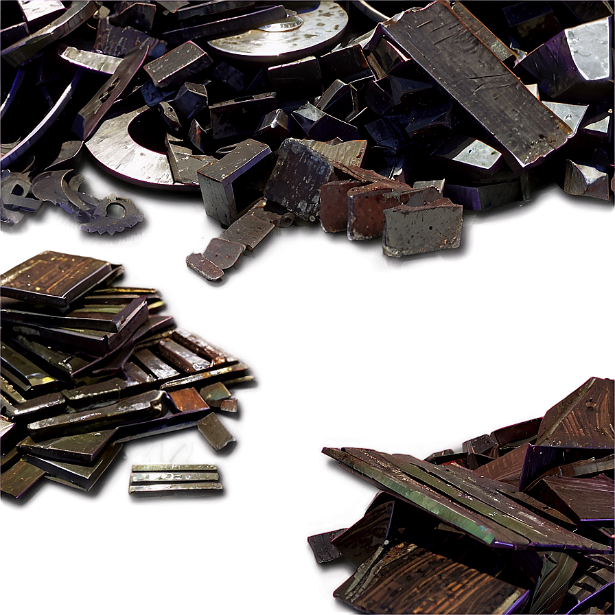 Metal Scrap Pile Png Mbr6 PNG Image