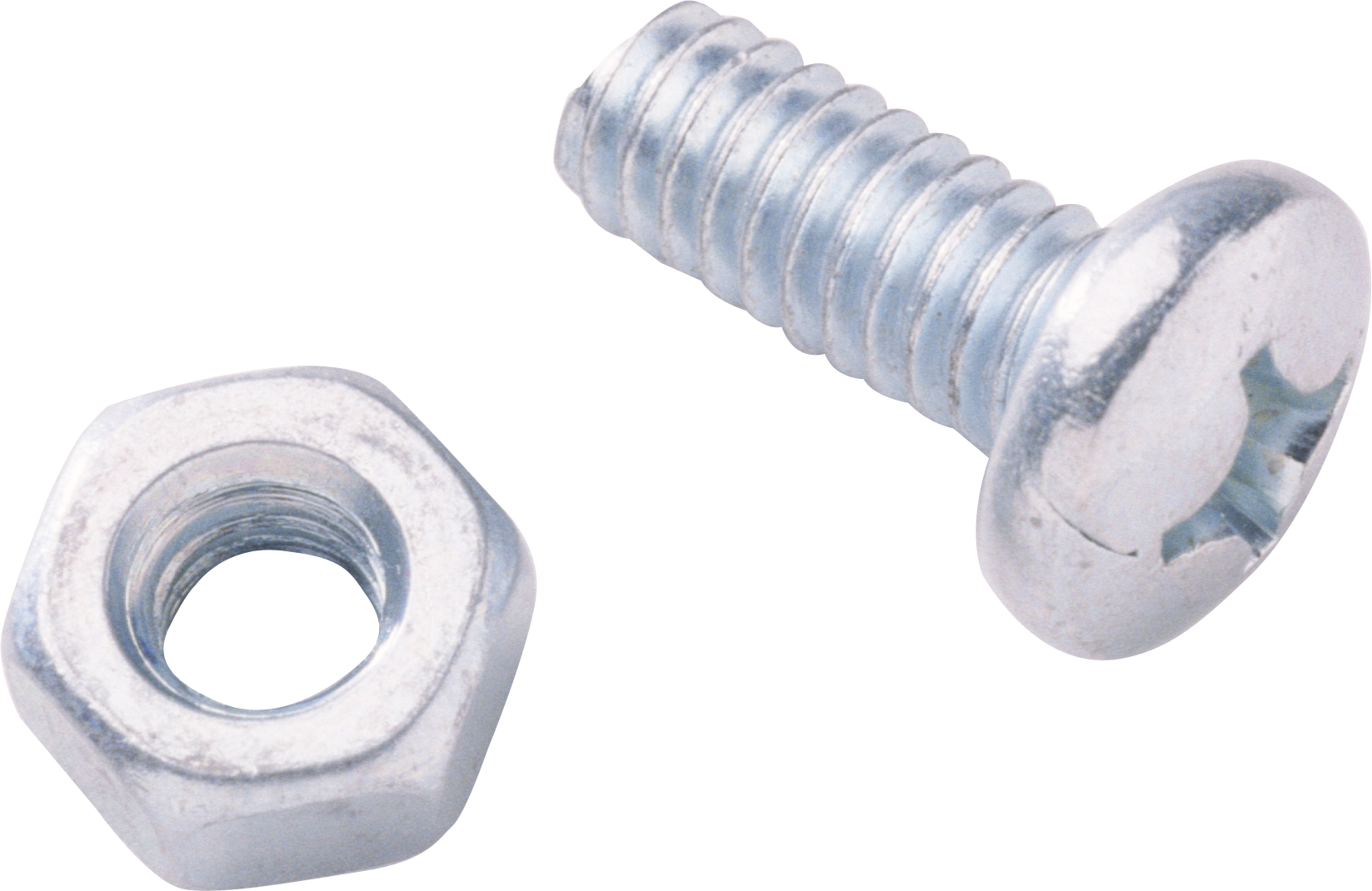 Metal Screwand Nut PNG Image