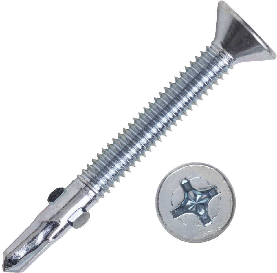 Metal Screwwith Phillips Head PNG Image