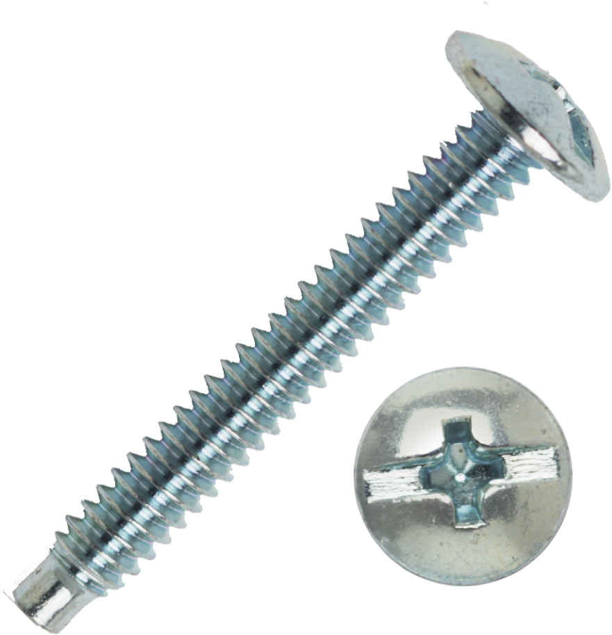 Metal Screwwith Phillips Head PNG Image