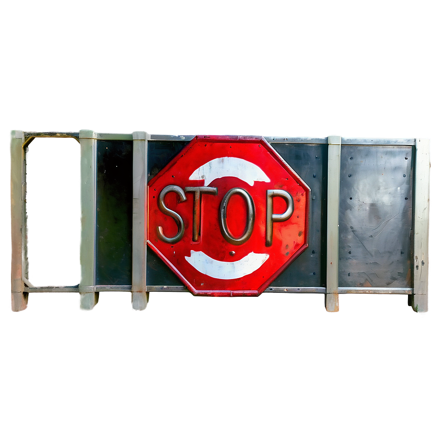 Metal Stop Sign Png Uib PNG Image