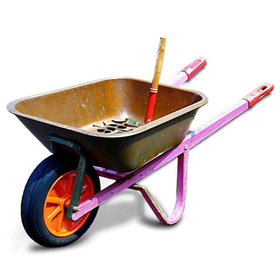 Metal Wheelbarrow Png Rrb PNG Image