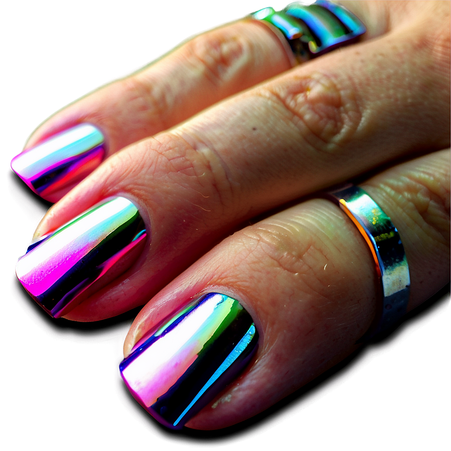 Metallic Acrylic Nails Png Fuu15 PNG Image