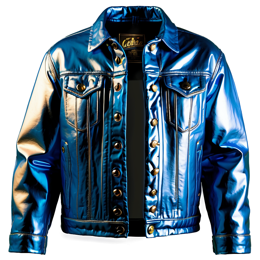 Metallic Denim Jacket Png Ano30 PNG Image