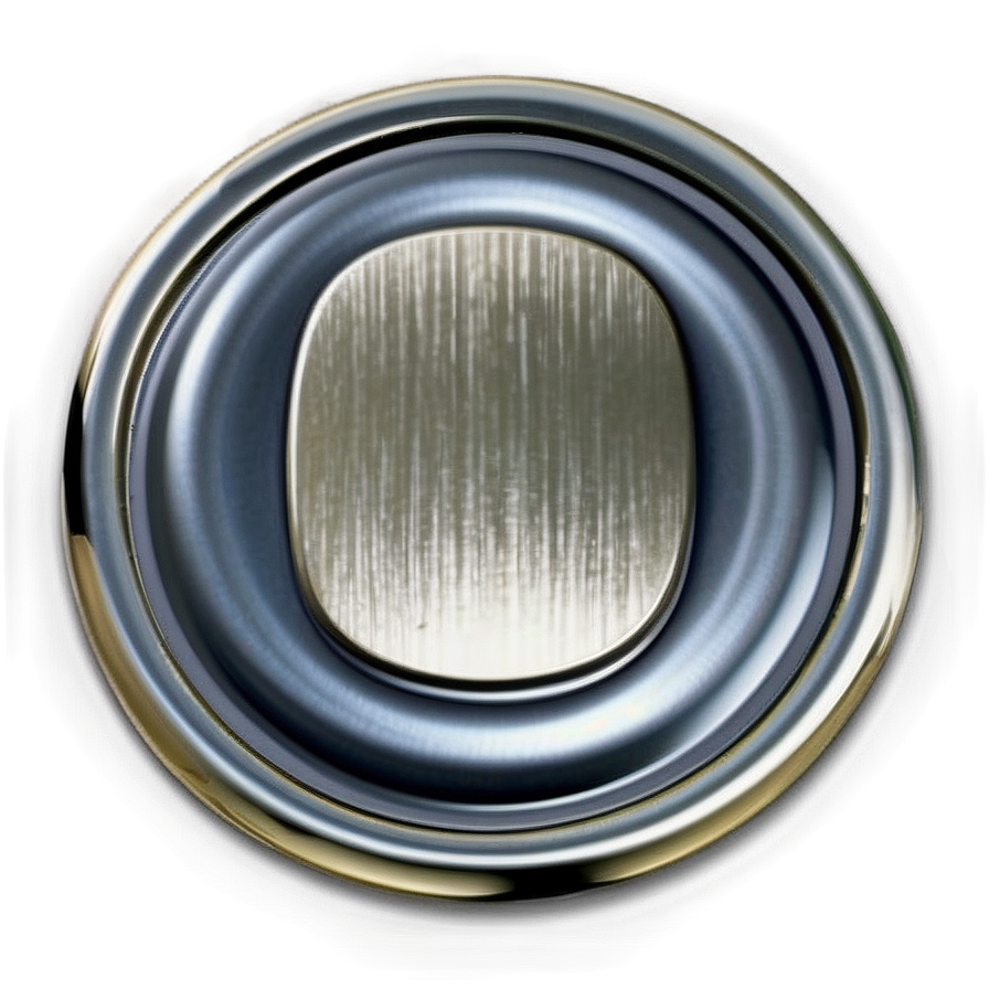 Metallic Home Button Png 75 PNG Image