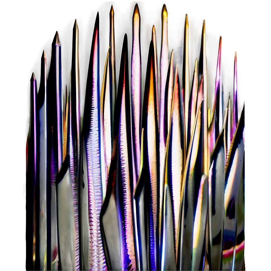 Metallic Spikes Detail Png Hpe58 PNG Image