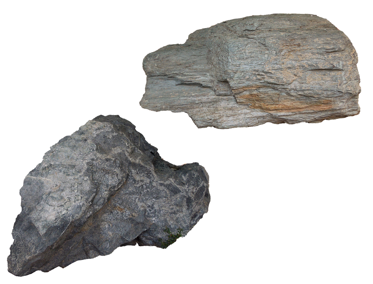 Metamorphic Rocks Isolatedon Black PNG Image