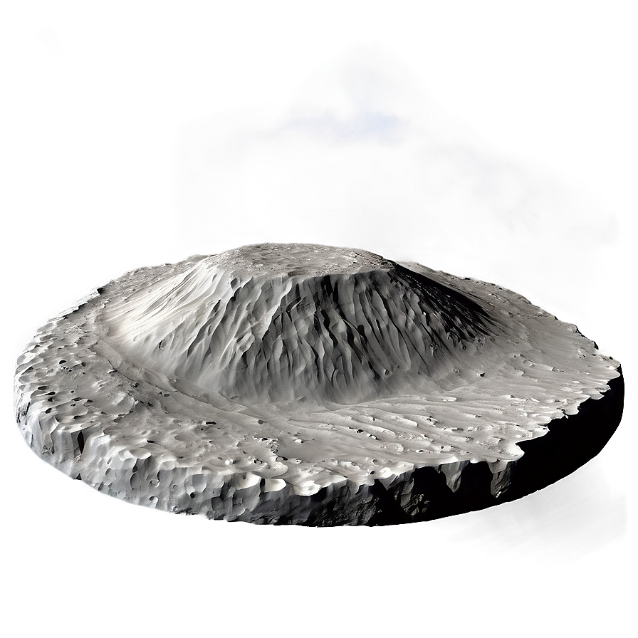 Meteorite Crater Impact Zone Png Bcy PNG Image