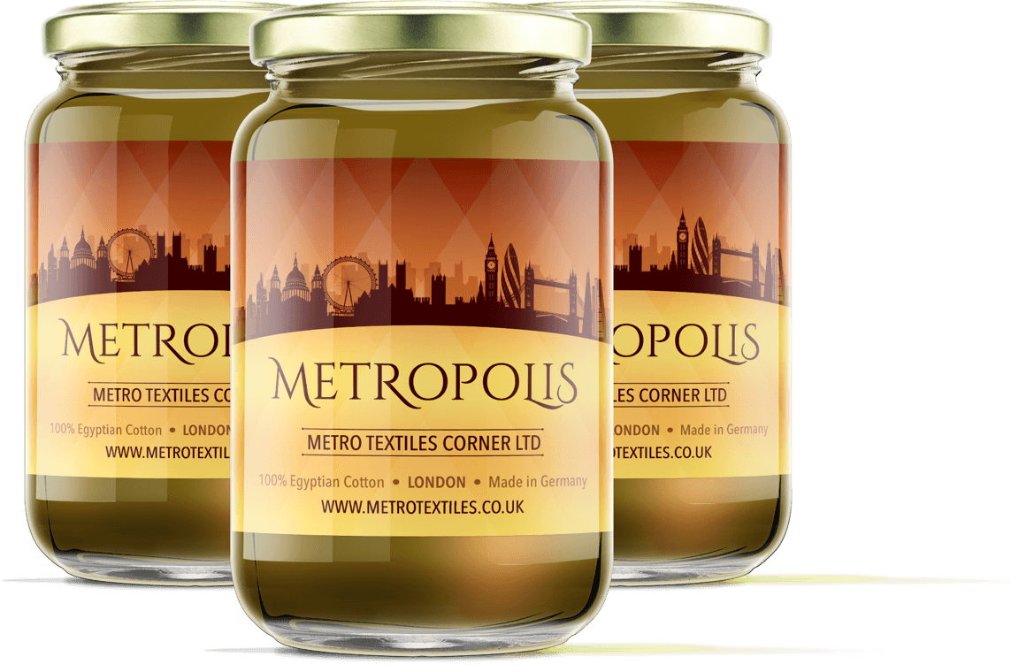 Metropolis Textile Jars PNG Image