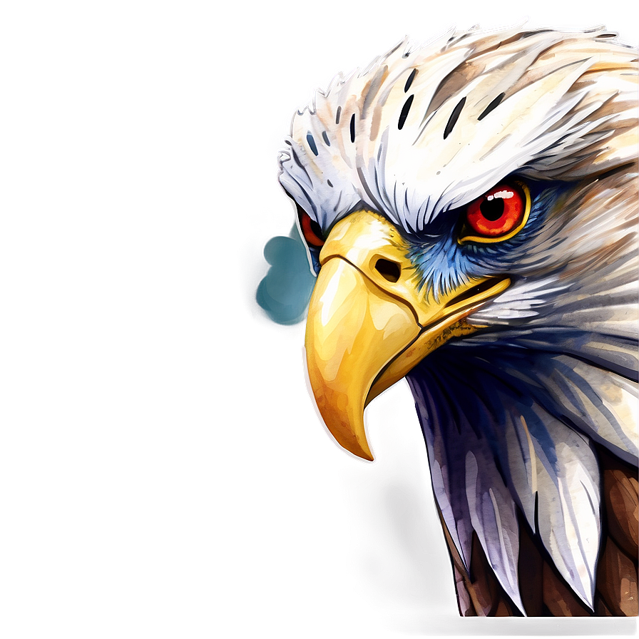 Mexican Eagle Watercolor Png Cyb PNG Image