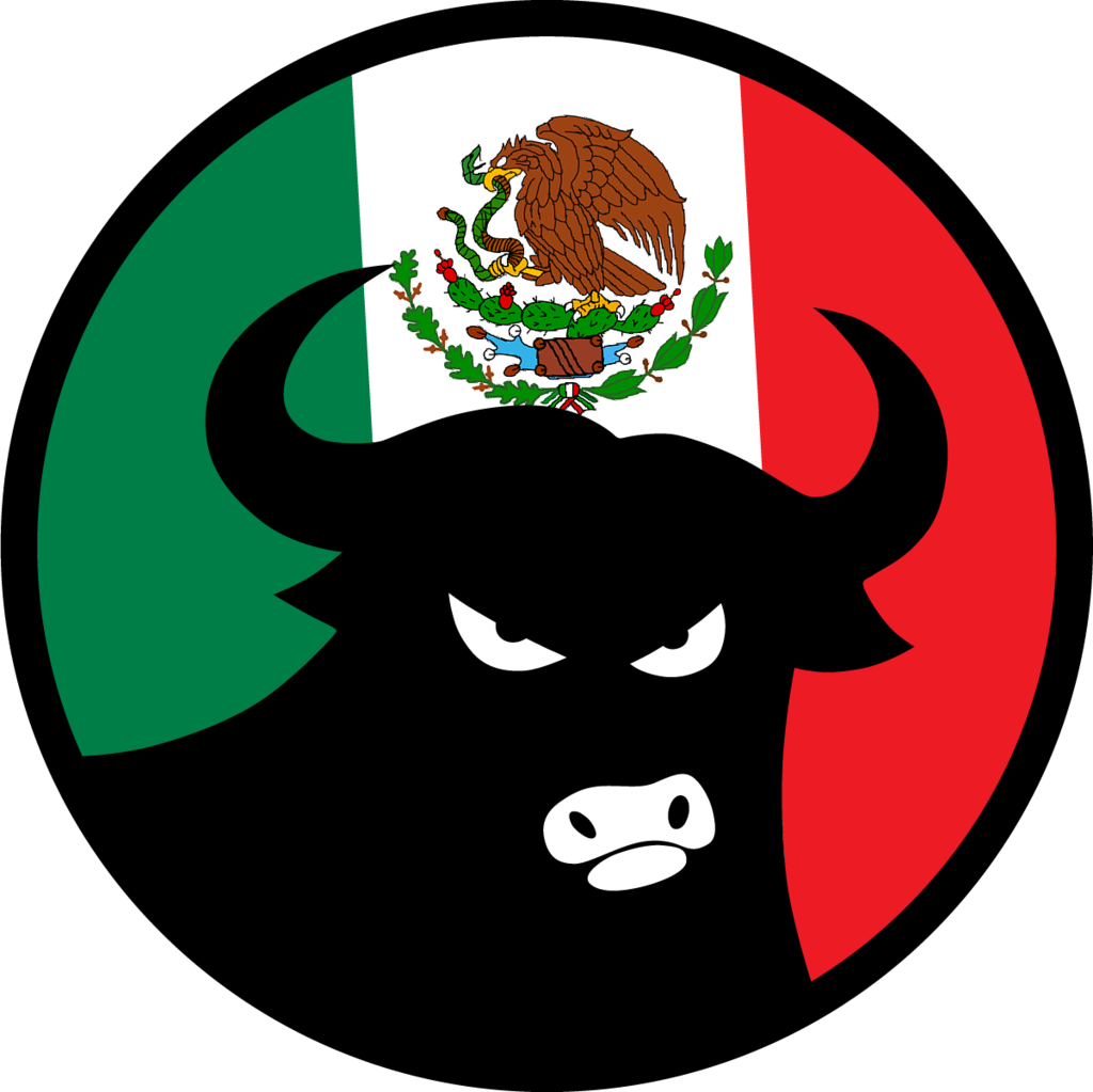 Mexican Flag Bull Icon PNG Image