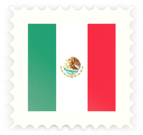 Mexican_ Flag_ Stamp PNG Image