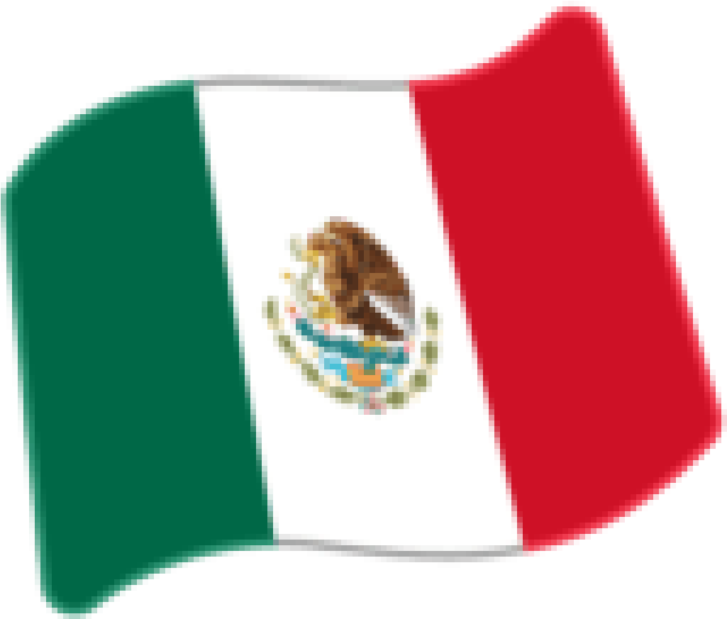 Mexican Flag Waving PNG Image