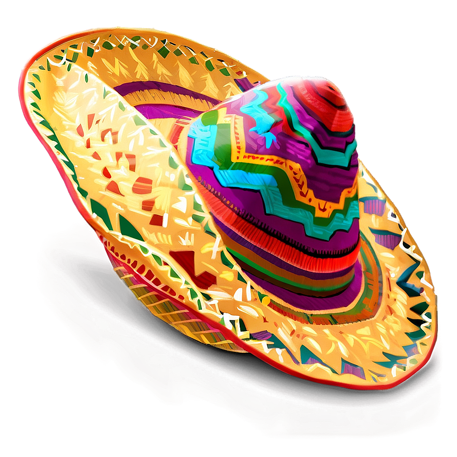 Mexican Hat Drawing Png Vmx PNG Image