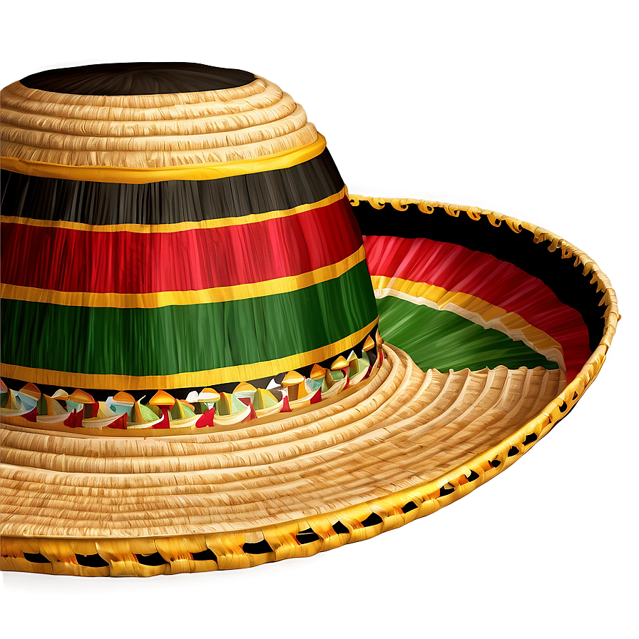 Mexican Hat In Traditional Style Png Ese PNG Image