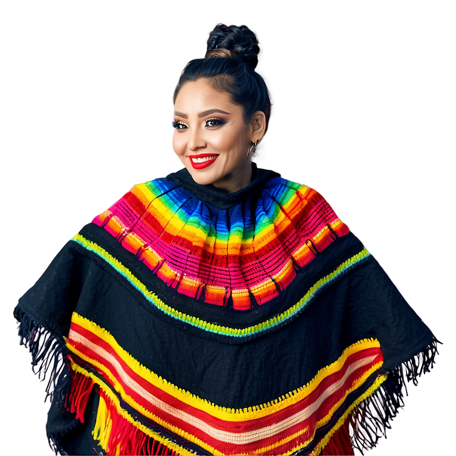 Mexican Poncho For Festivals Png 06282024 PNG Image