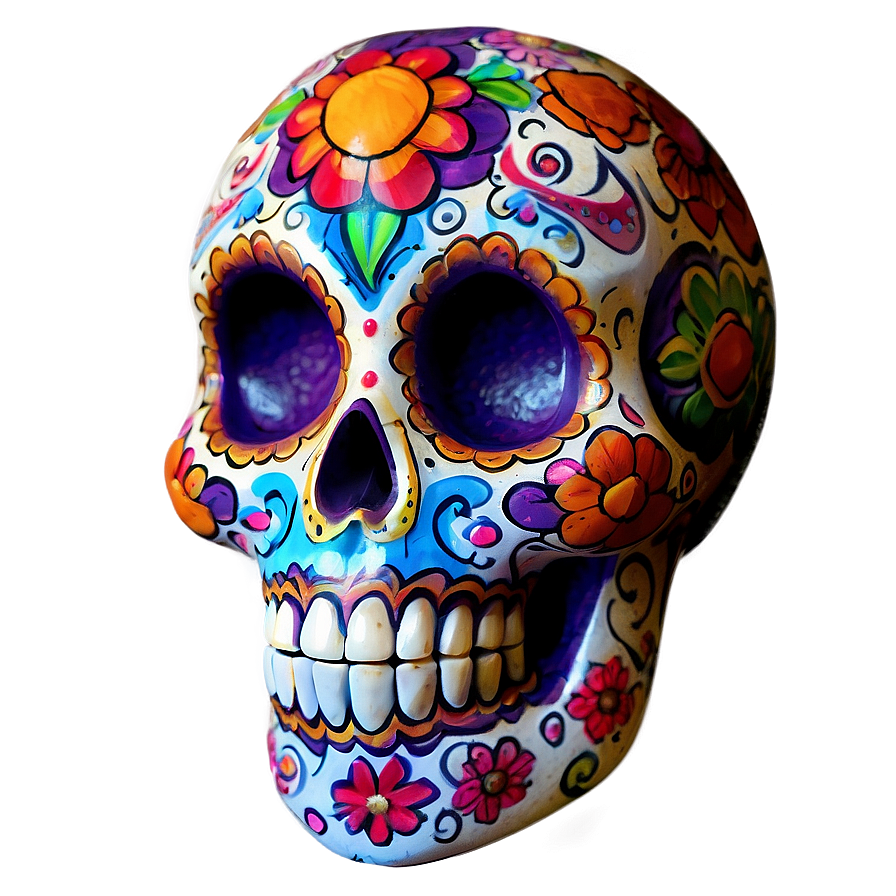 Mexican Skull Art Png Rnh32 PNG Image