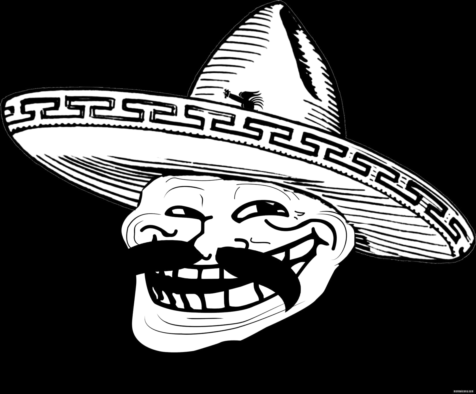 Mexican_ Troll_ Face_ Meme.jpg PNG Image