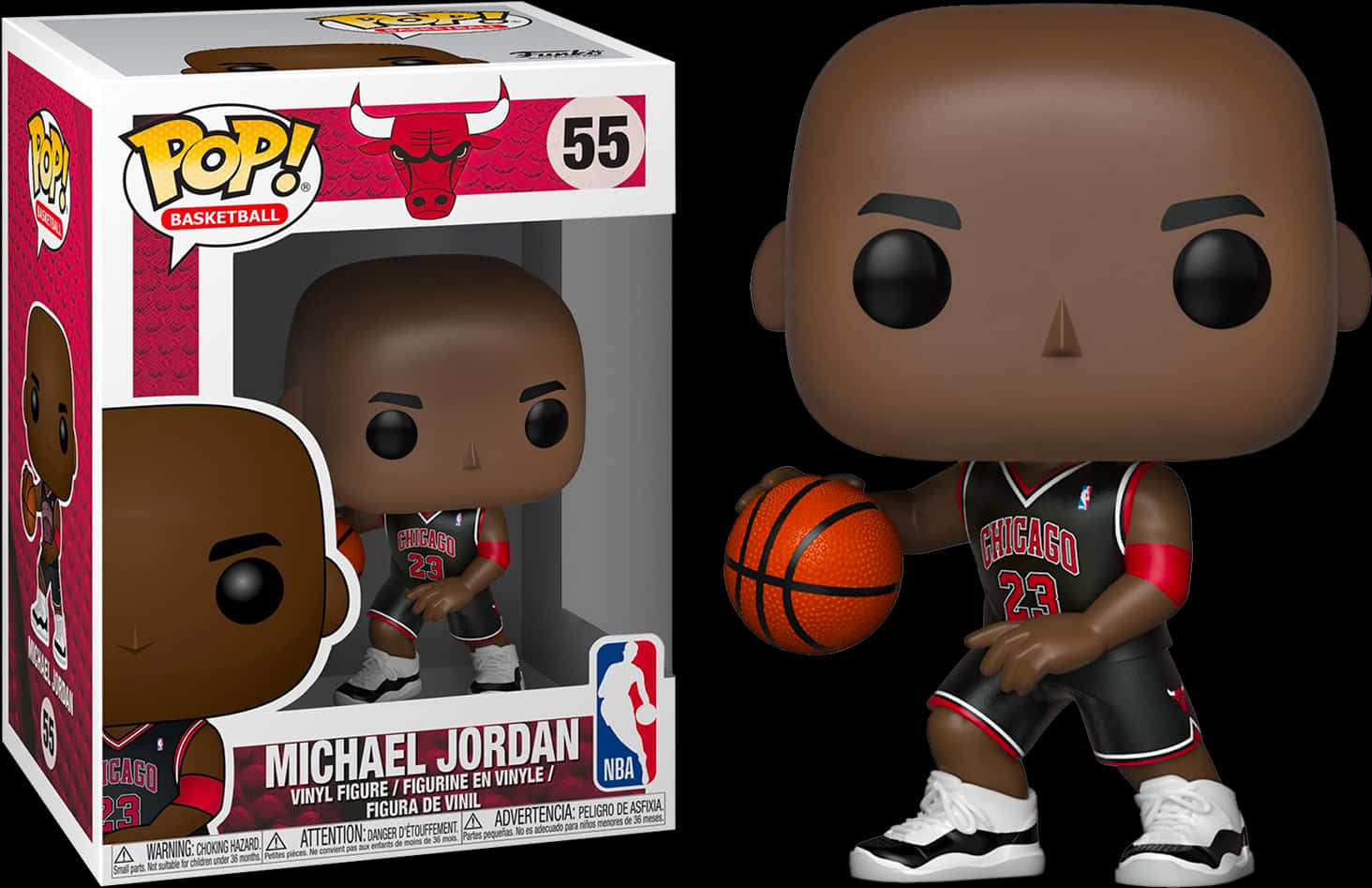 Michael Jordan Funko Pop Figure PNG Image