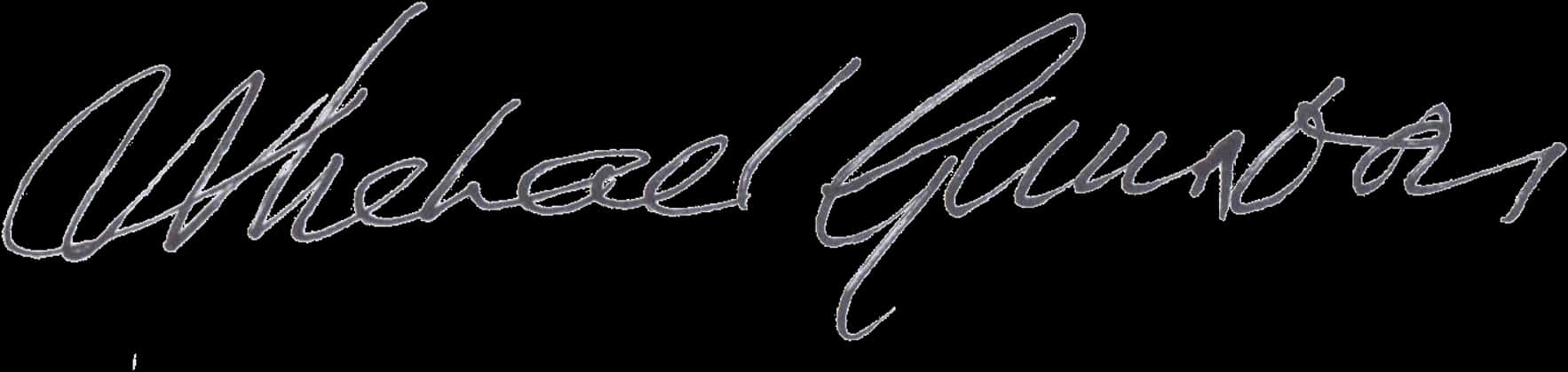 Michael Jordan Signature PNG Image