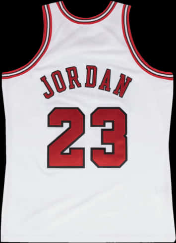 Michael Jordan23 Basketball Jersey PNG Image