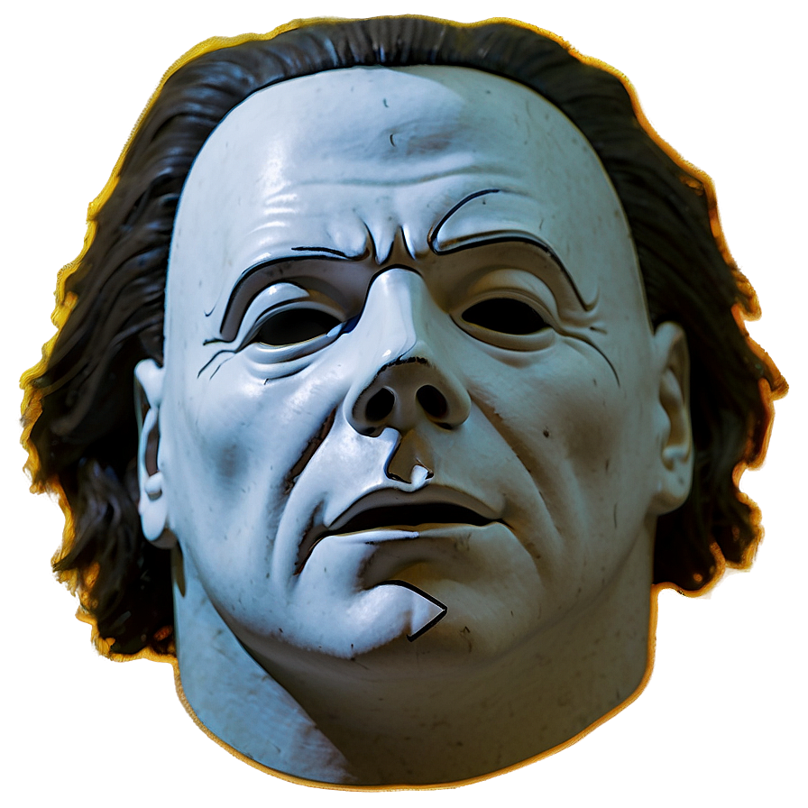 Michael Myers Stylized Face Graphic Png 06292024 PNG Image