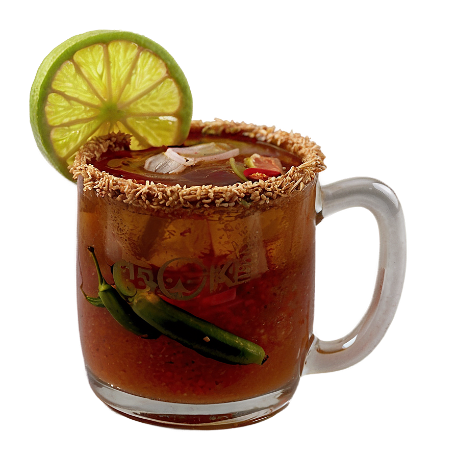 Michelada With Chili Rim Png Vok PNG Image