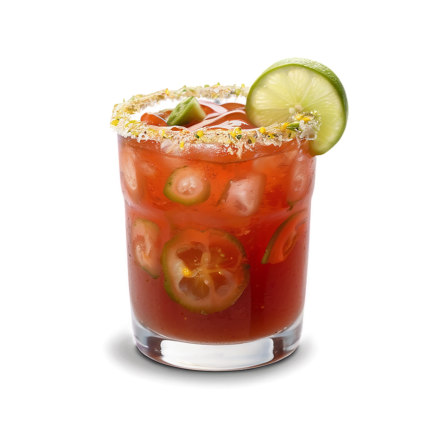 Michelada With Tomato Juice Png Fbr PNG Image