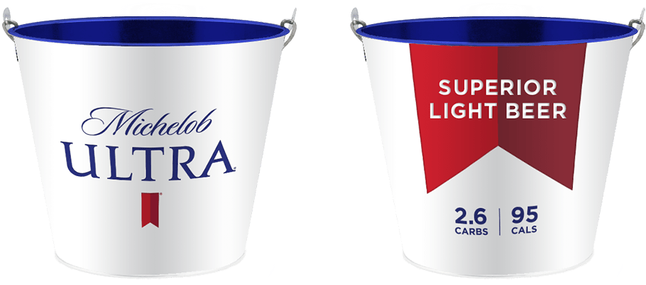 Michelob Ultra Beer Buckets PNG Image