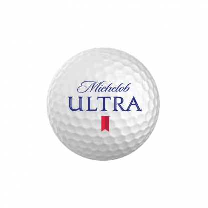 Michelob Ultra Branded Golf Ball PNG Image