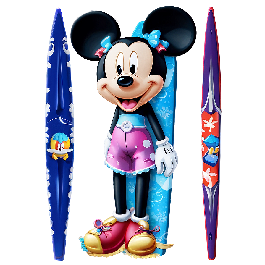 Mickey And Minnie Beach Day Png Dtb PNG Image