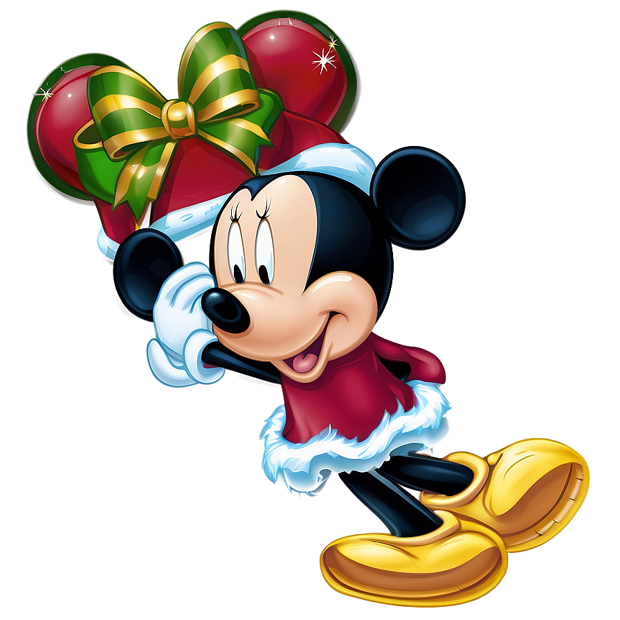 Mickey And Minnie Christmas Png Dyc PNG Image