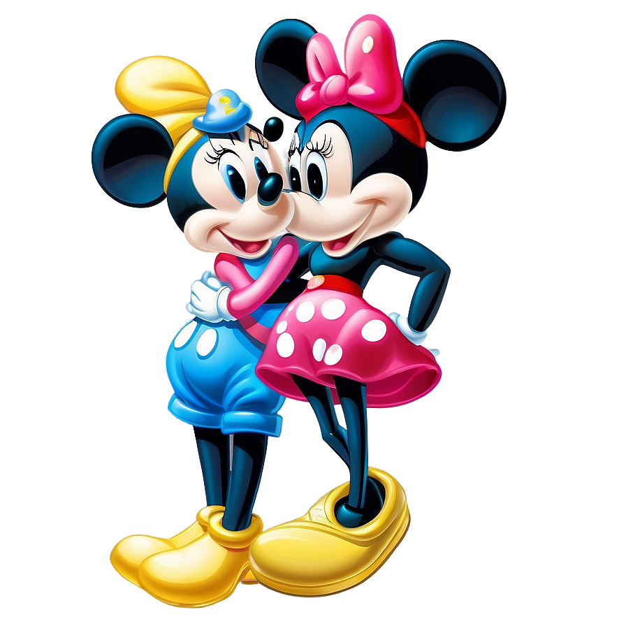 Mickey And Minnie Love Png Vvl68 PNG Image