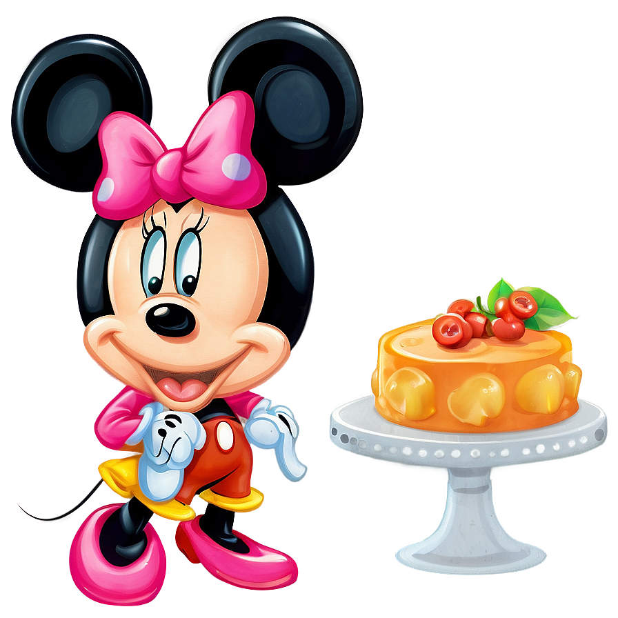 Mickey And Minnie Tea Party Png Pdf PNG Image