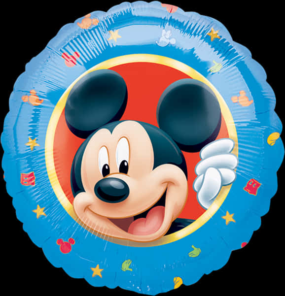 Mickey Mouse Balloon Smile PNG Image