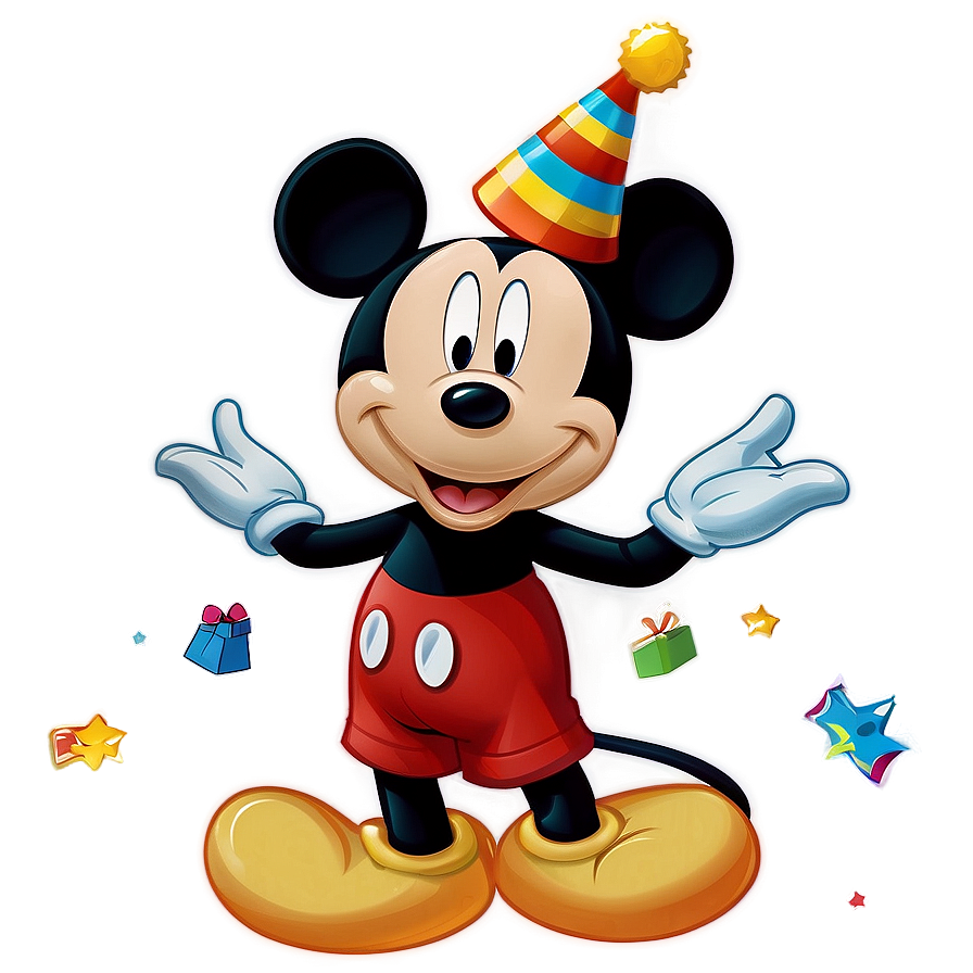 Mickey Mouse Birthday Party Scene Png Nlk PNG Image