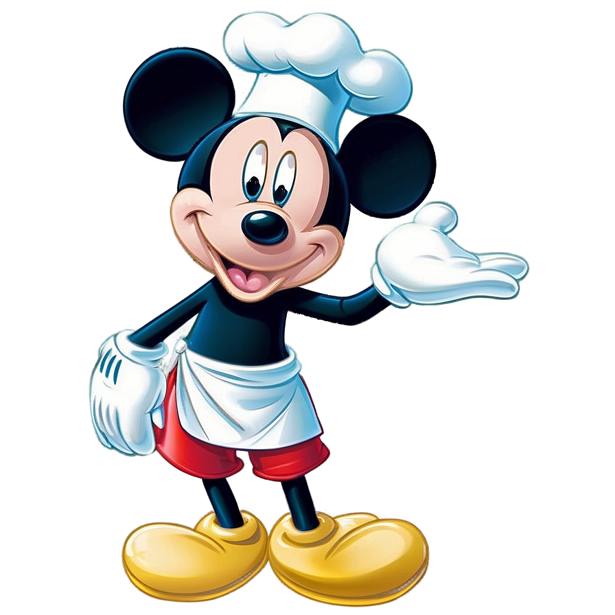 Mickey Mouse Cooking Chef Png Snj PNG Image