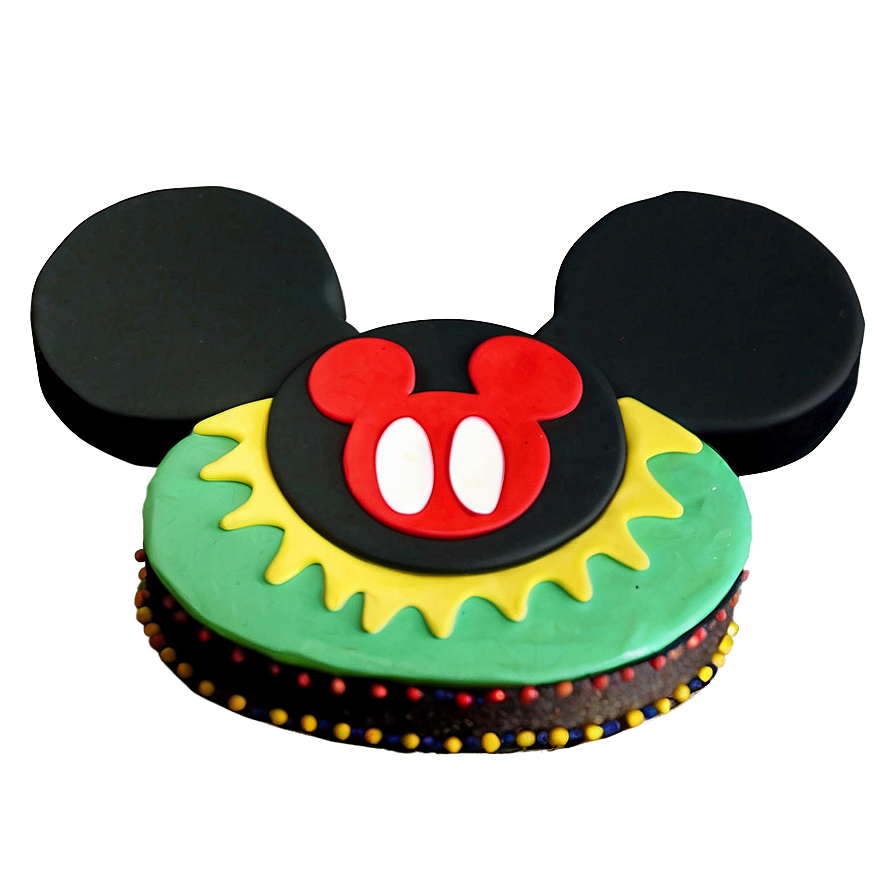 Mickey Mouse Ears Cake Topper Png 88 PNG Image