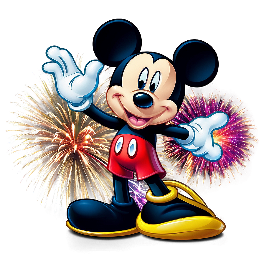 Mickey Mouse Fireworks Display Png 05032024 PNG Image