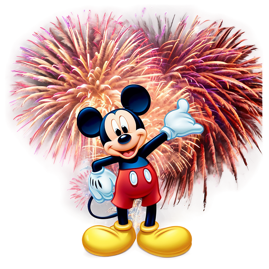 Mickey Mouse Fireworks Display Png 98 PNG Image