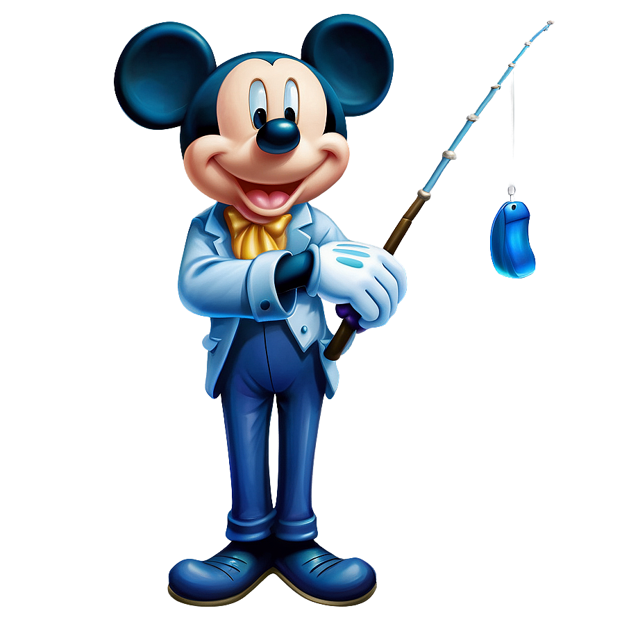 Mickey Mouse Fishing Day Png 05242024 PNG Image