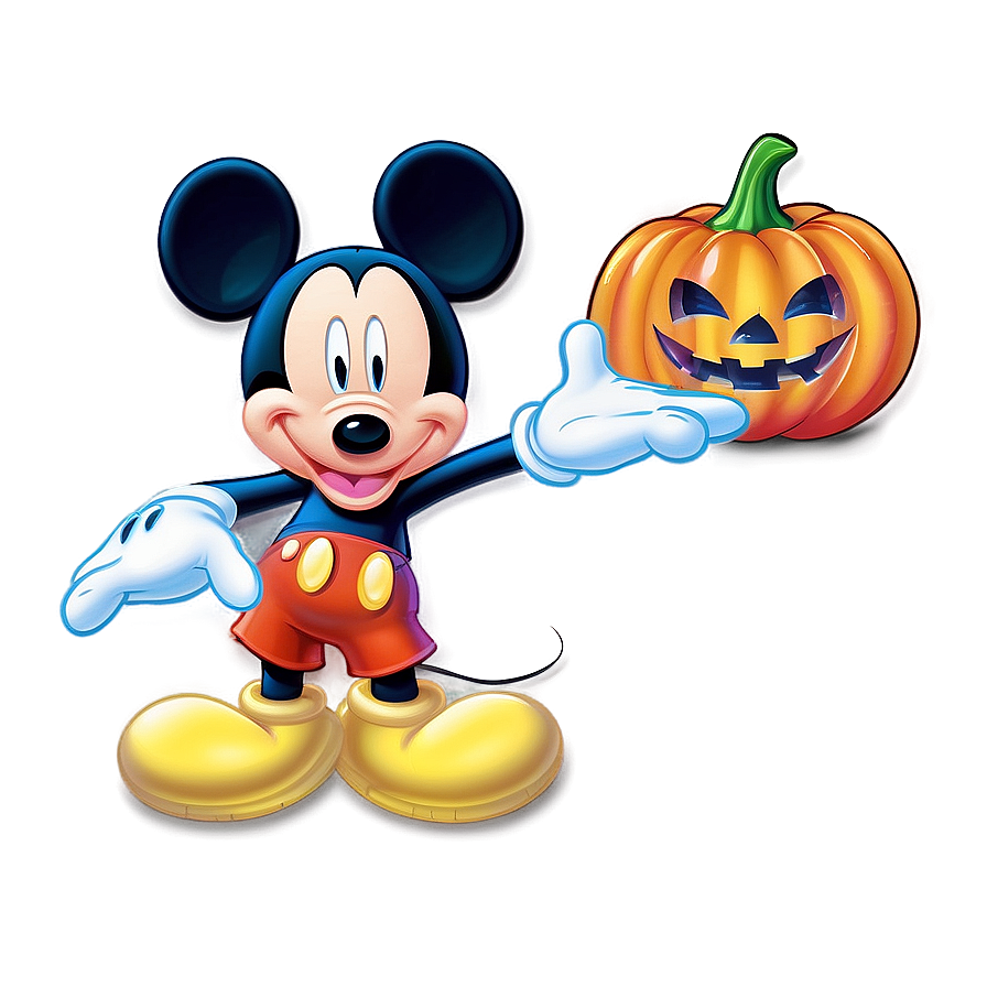 Mickey Mouse Halloween Greetings Png 27 PNG Image