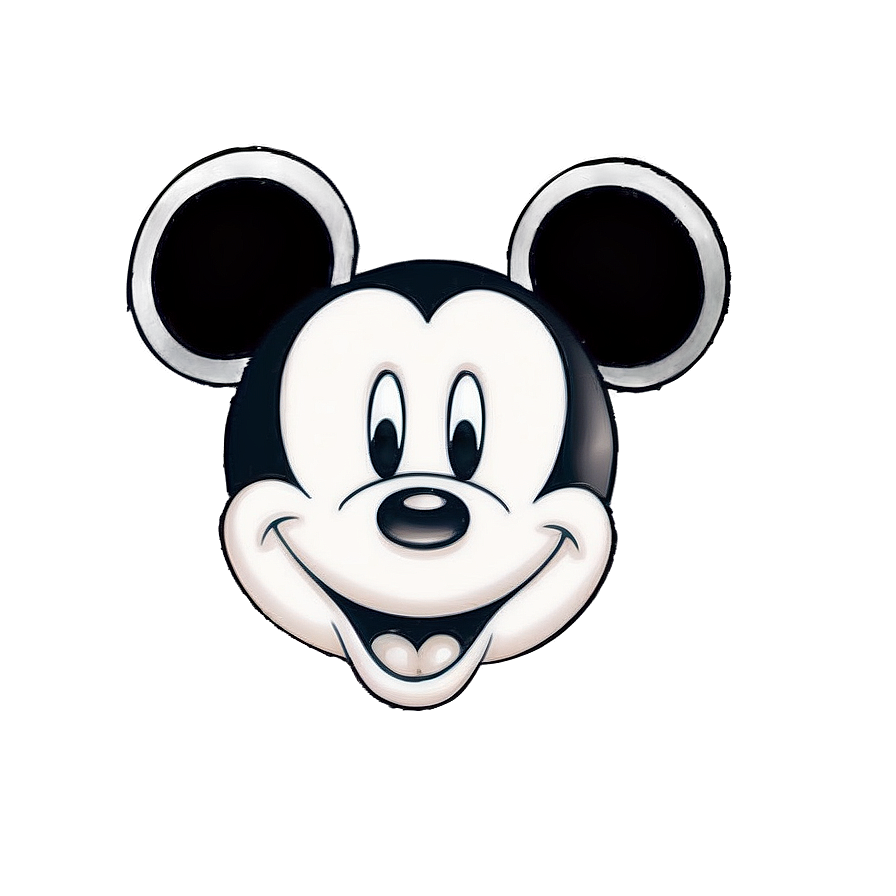 Mickey Mouse Head Silhouette Png 25 PNG Image