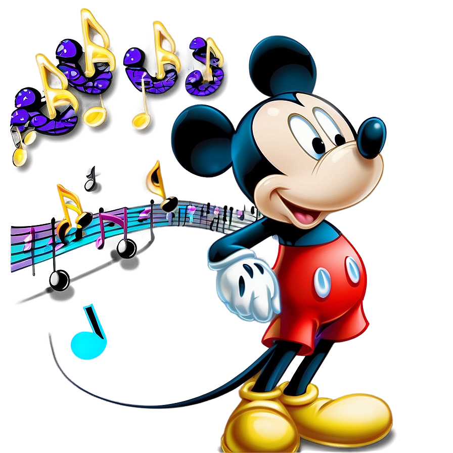 Mickey Mouse Music Band Png Nyn PNG Image