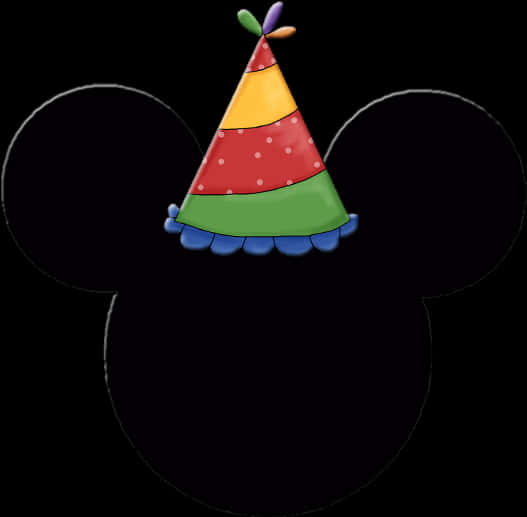 Mickey Mouse Party Hat Illustration PNG Image