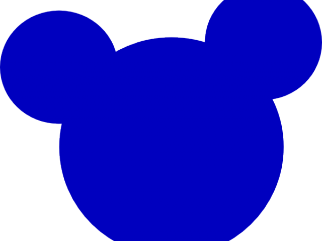 Mickey Mouse Silhouette Graphic PNG Image